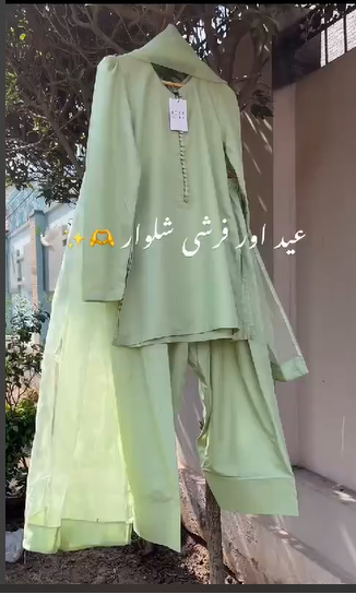 MOST TRENDING FARSHI SHALWAR 3 PIECE