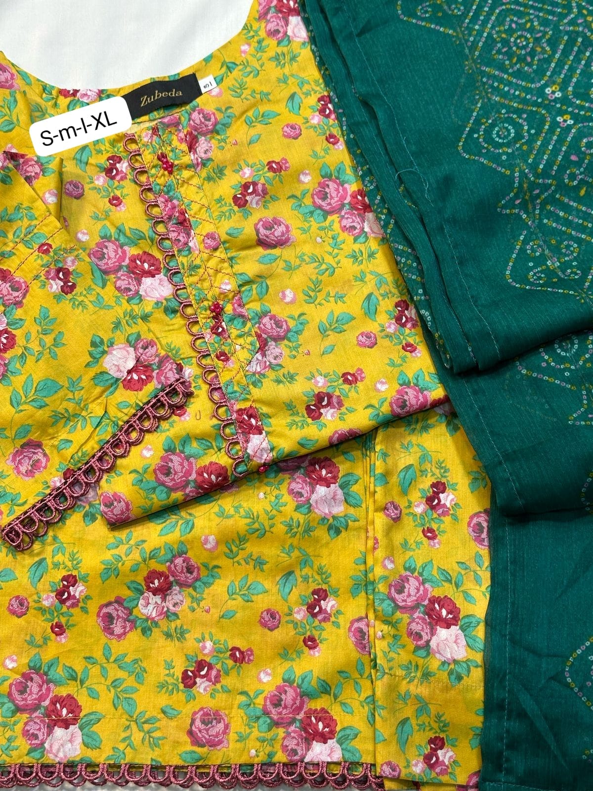 PREMIUM PRINTED LAWN CHIFFON DUPATTA COLLECTION 3 PIECE STICHED