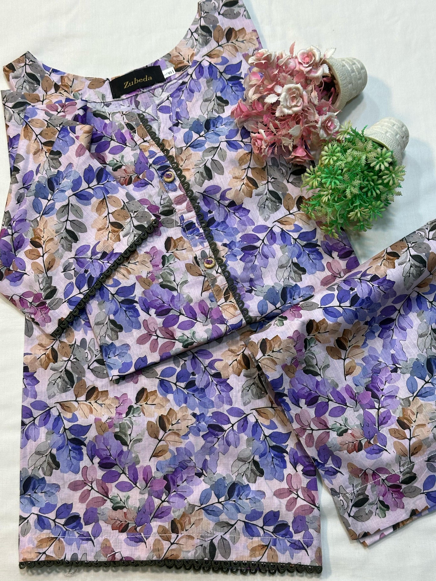 M-PRINTS PREMIUM PRINTED LAWN 2 PIECE STITCHED