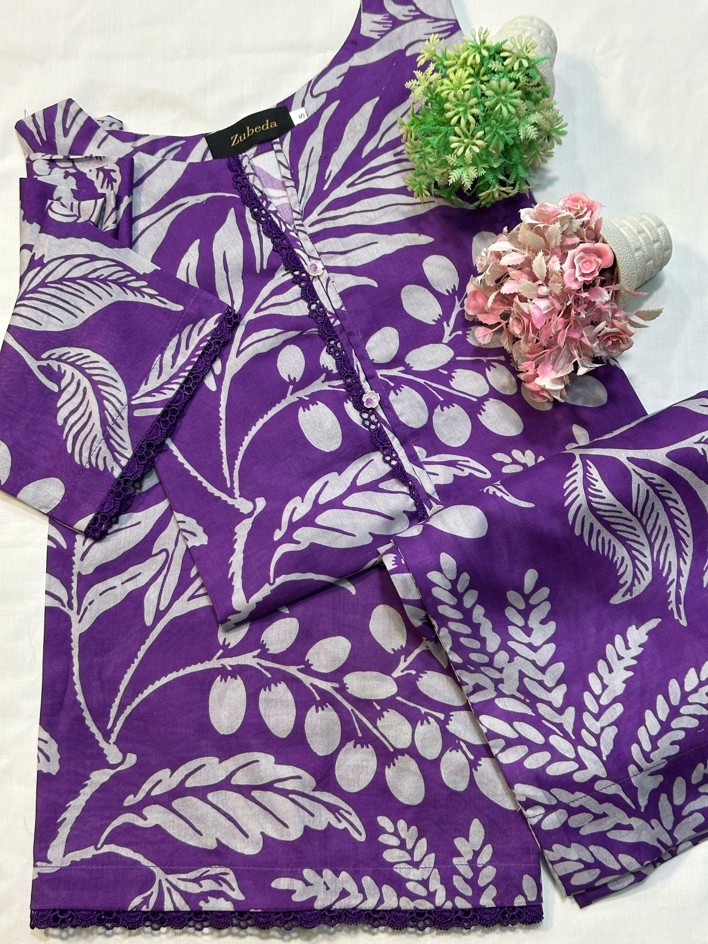 M-PRINTS PREMIUM PRINTED LAWN 2 PIECE STITCHED