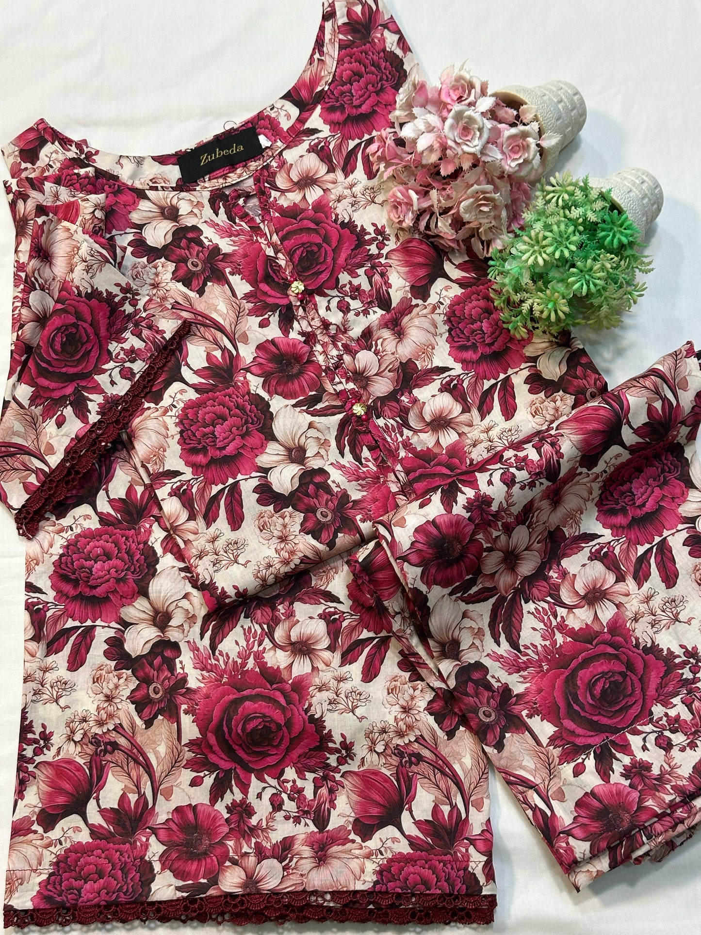 M-PRINTS PREMIUM PRINTED LAWN 2 PIECE STITCHED