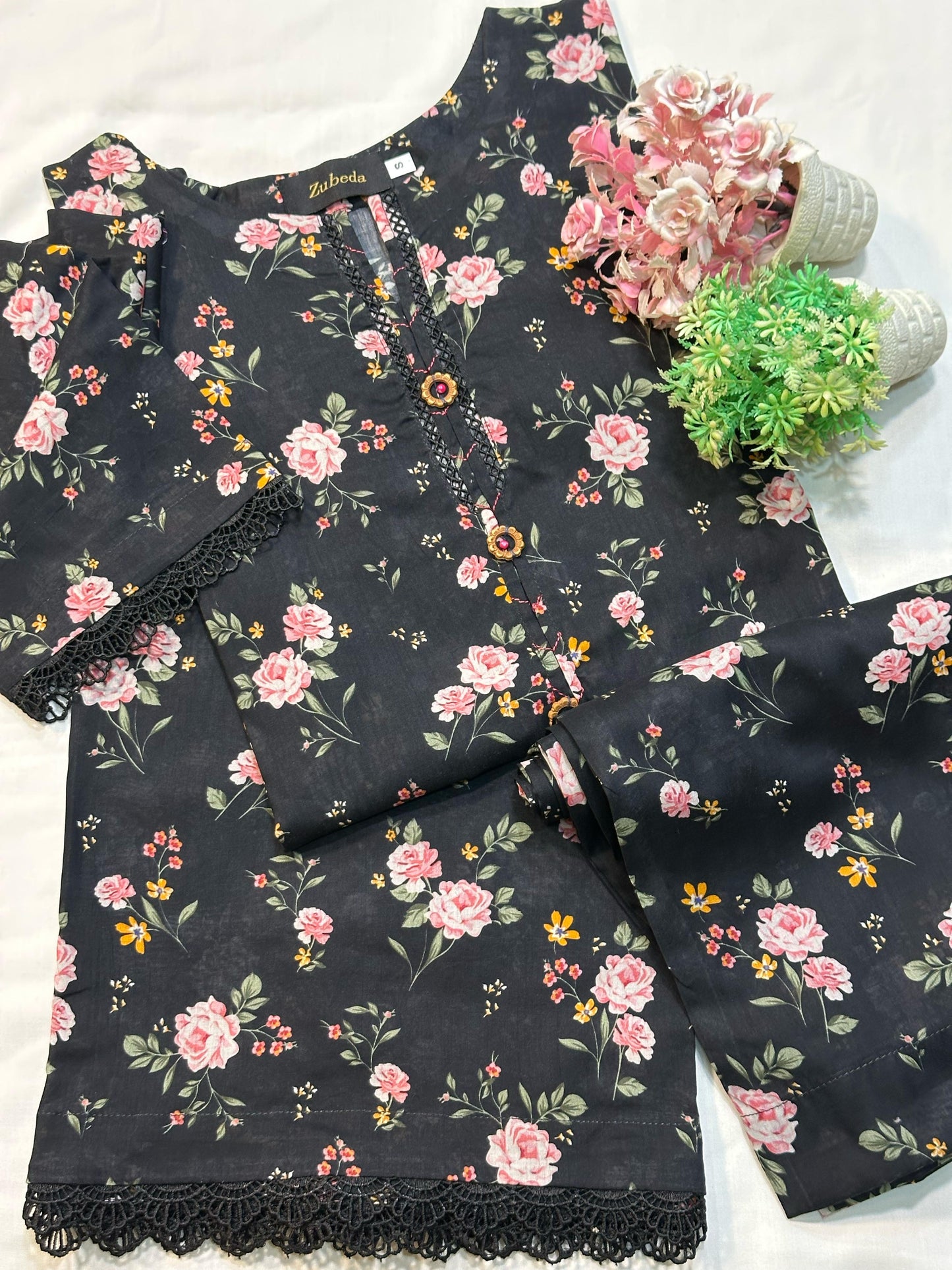 M-PRINTS PREMIUM PRINTED LAWN 2 PIECE STITCHED