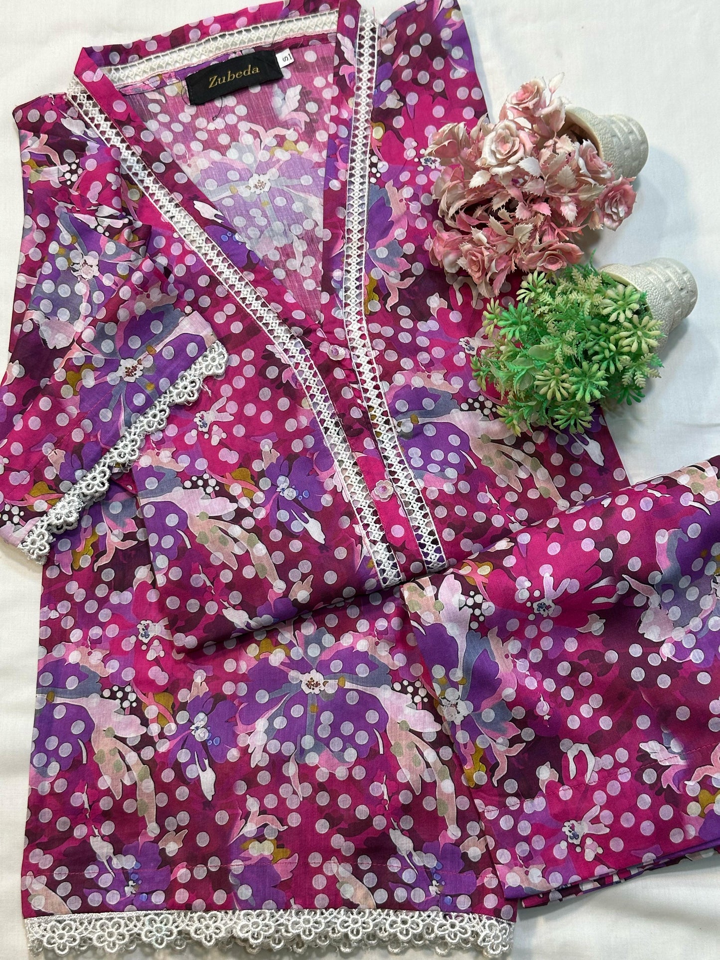 M-PRINTS PREMIUM PRINTED LAWN 2 PIECE STITCHED