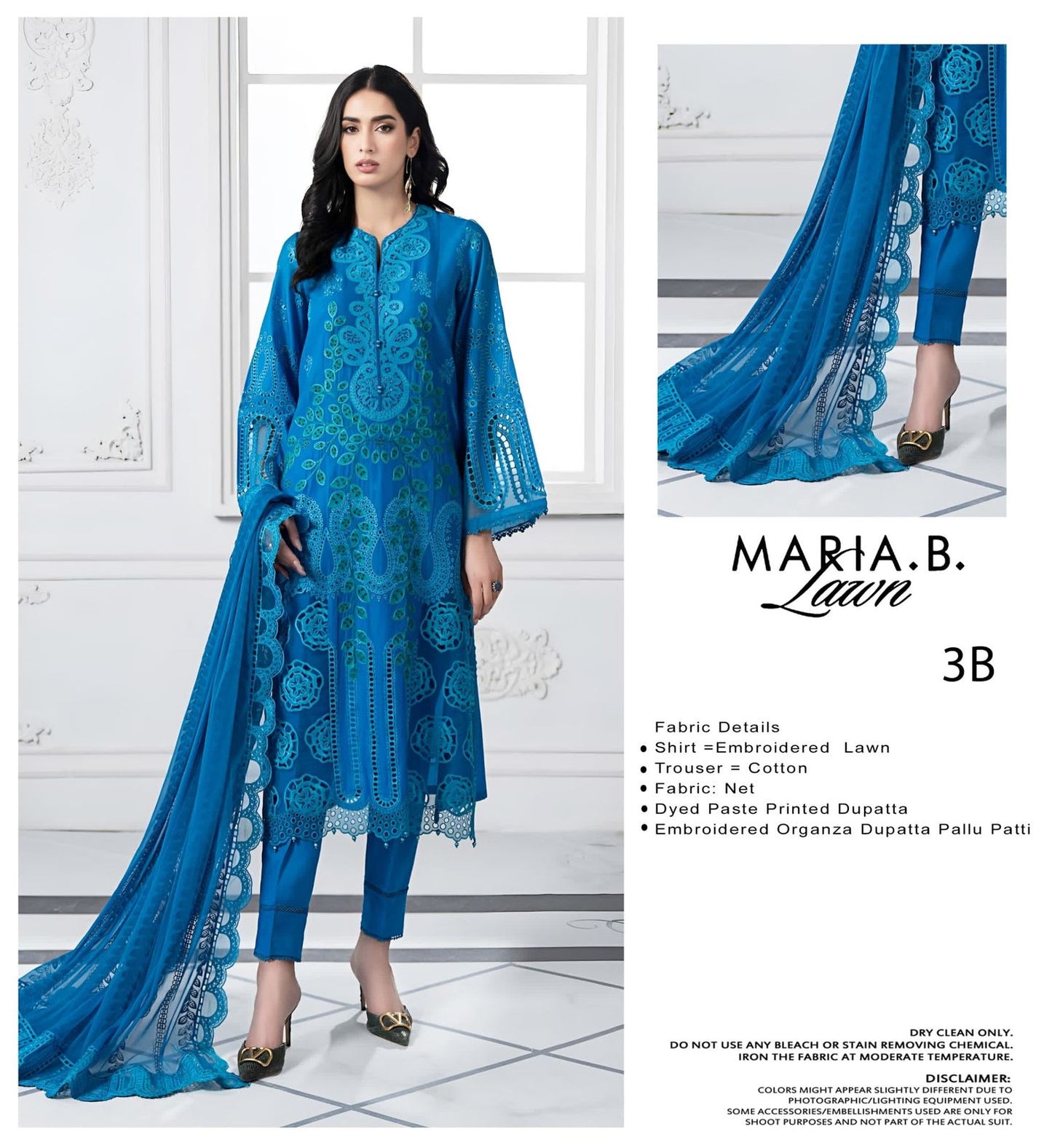 MARIA B Embroidered Luxury Lawn