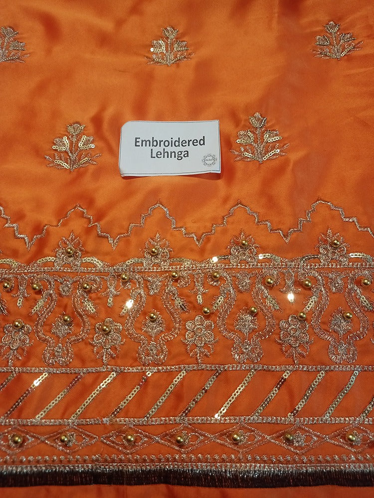 Ansab Jahangir Formal Wedding Wear Collection- Orange