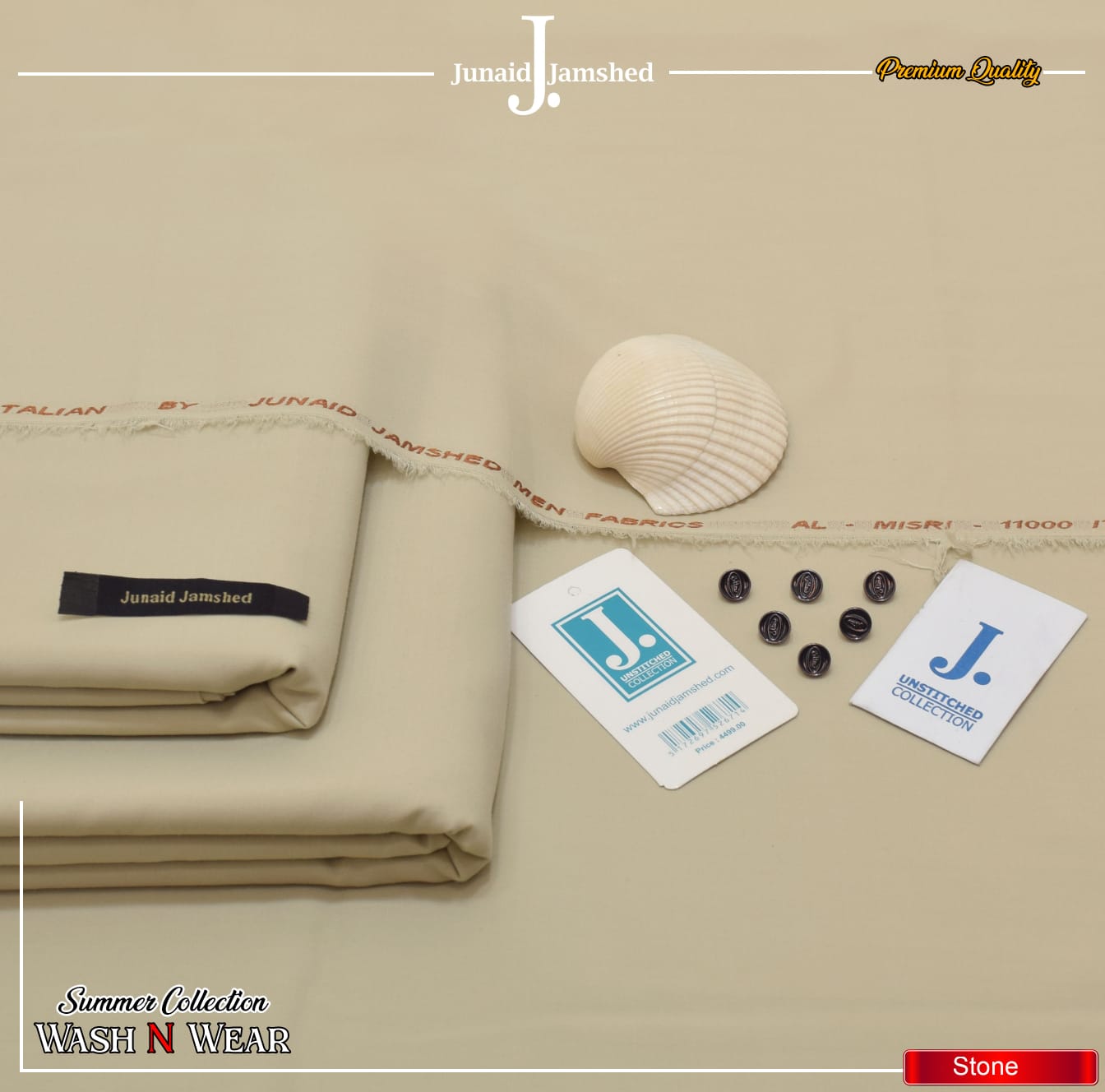 JUNAID JAMSHED Premium Quality Wash n Wear 2025