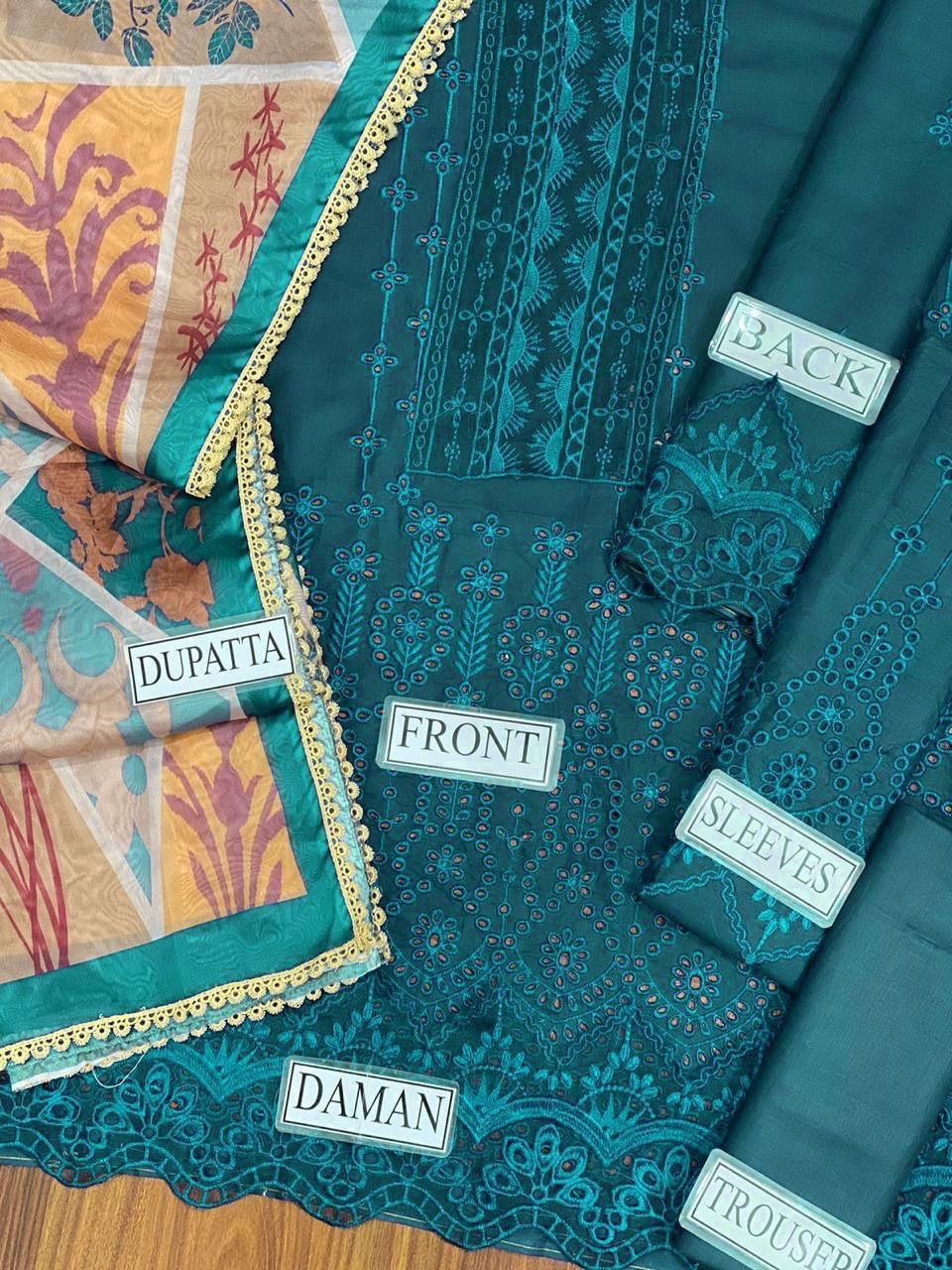 ADAN LIBAS Chikankari Collection 2024