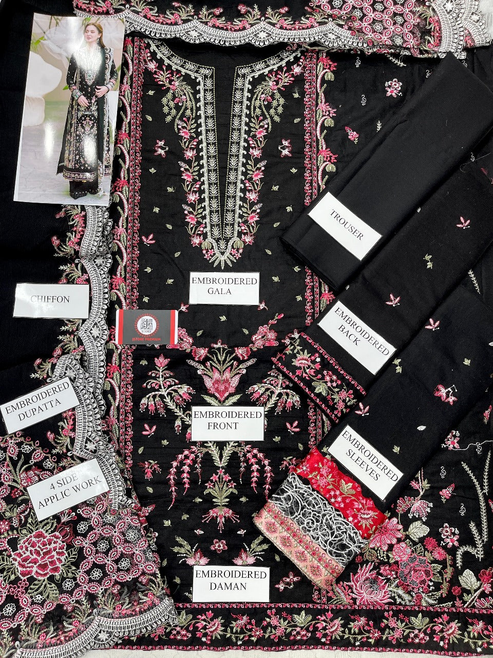 QALAMQAAR LUXURY CHIKENKARI LAWN