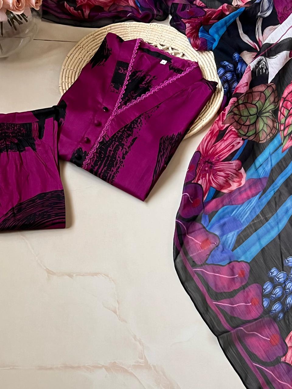JHANNAK Presents Lawn Embroidered Stitched 3 pieces
