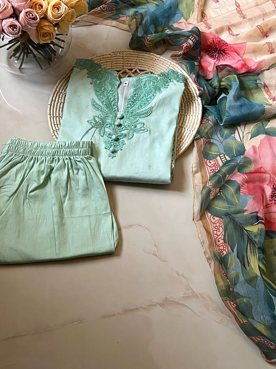 JHANNAK Presents Lawn Embroidered Stitched 3 pieces