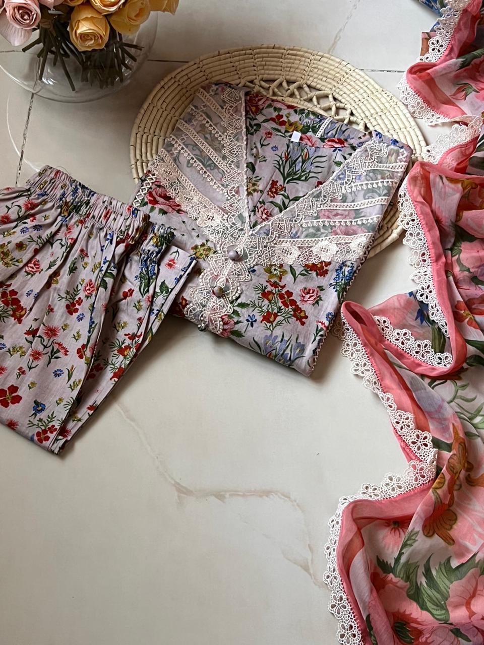 JHANNAK Presents Lawn Embroidered Stitched 3 pieces