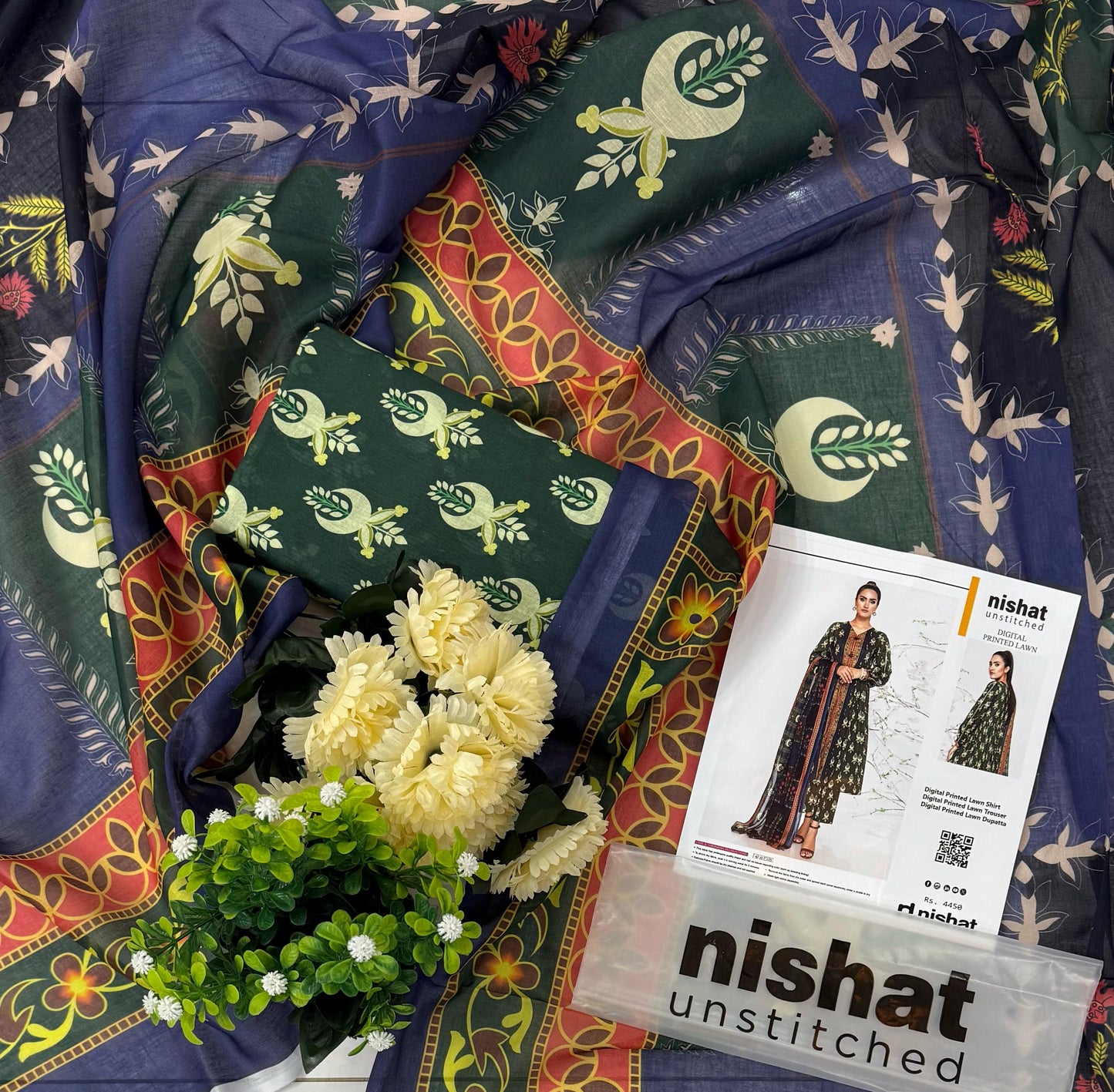 JHANNAK Present Printed 3 Piece Lawn Design Collection 2025