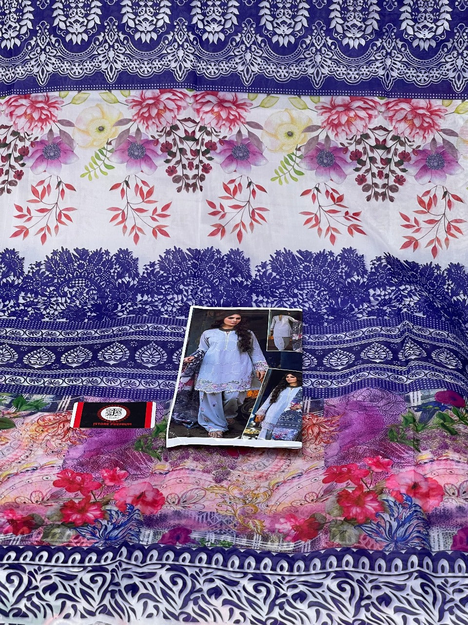 Sahane Chikankari Lawn with Slik Dupatta