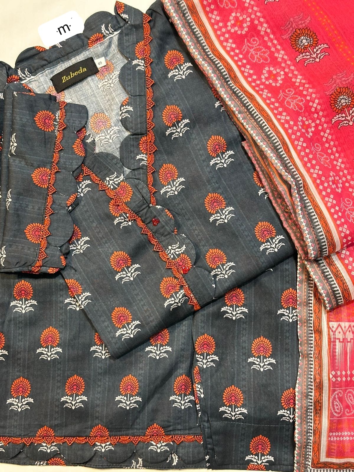 PREMIUM PRINTED LAWN CHIFFON DUPATTA COLLECTION 3 PIECE STICHED