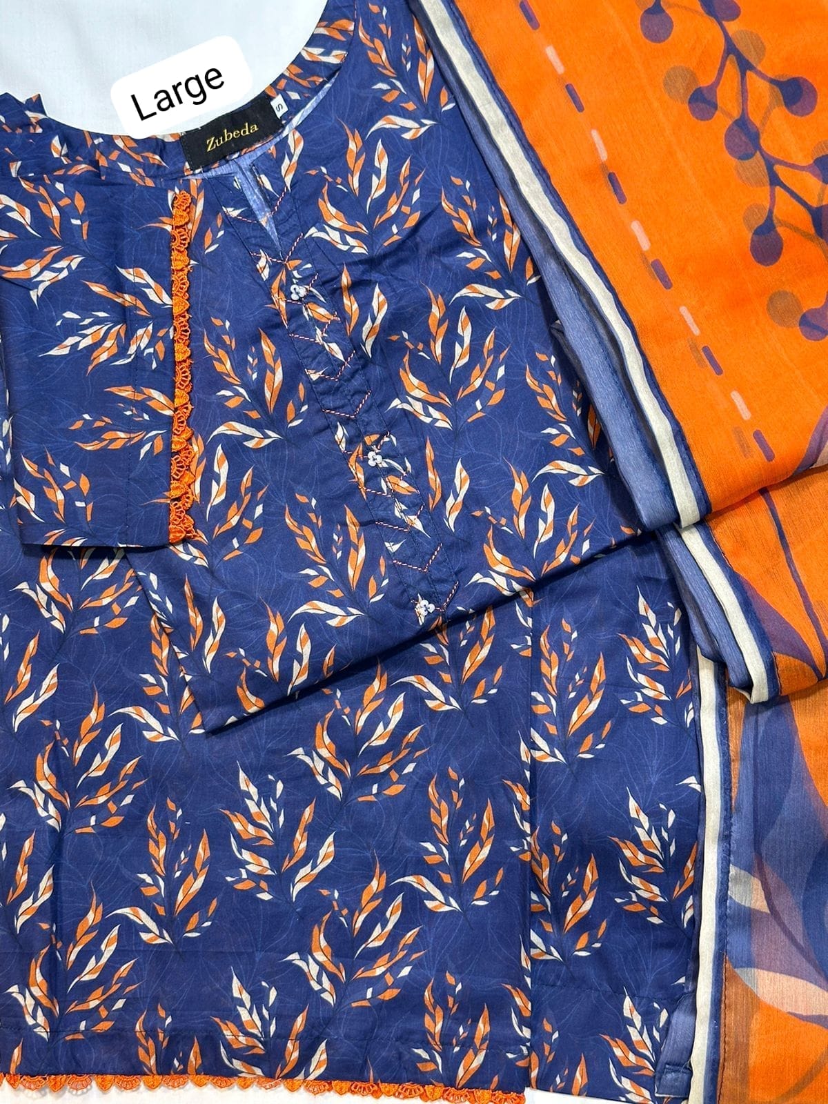 PREMIUM PRINTED LAWN CHIFFON DUPATTA COLLECTION 3 PIECE STICHED