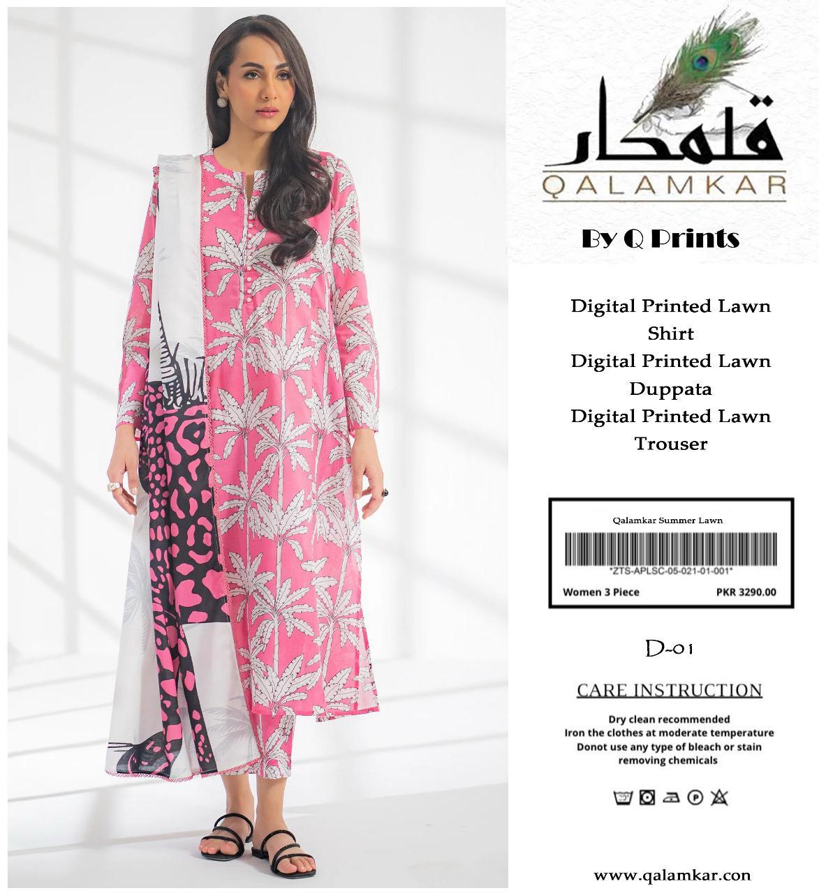 Q PRINTS BY QALAMKAR SUMMER Collection 2025