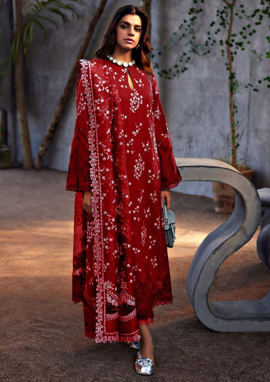 Chikenkari  Embroidered 3 Piece by LAMINA