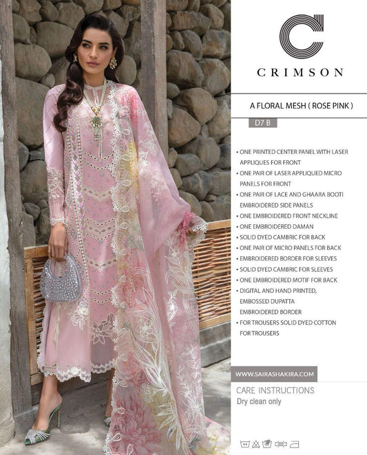CRIMSON LUXURY CHIKENKARI LAWN