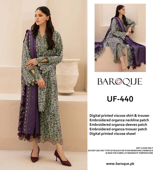 BAROQUE Embroidered Lawn Collection
