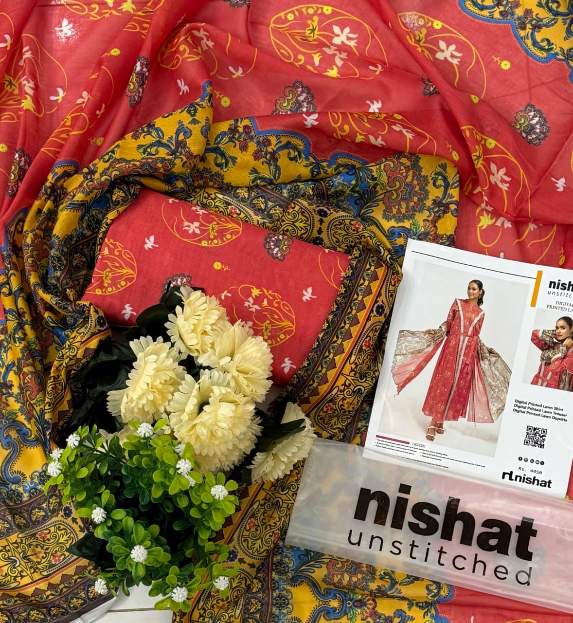 JHANNAK Present Printed 3 Piece Lawn Design Collection 2025
