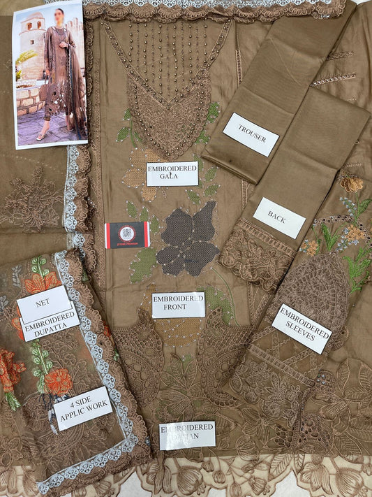 MARIA B LUXURY CHIKENKARI LAWN COLLECTION