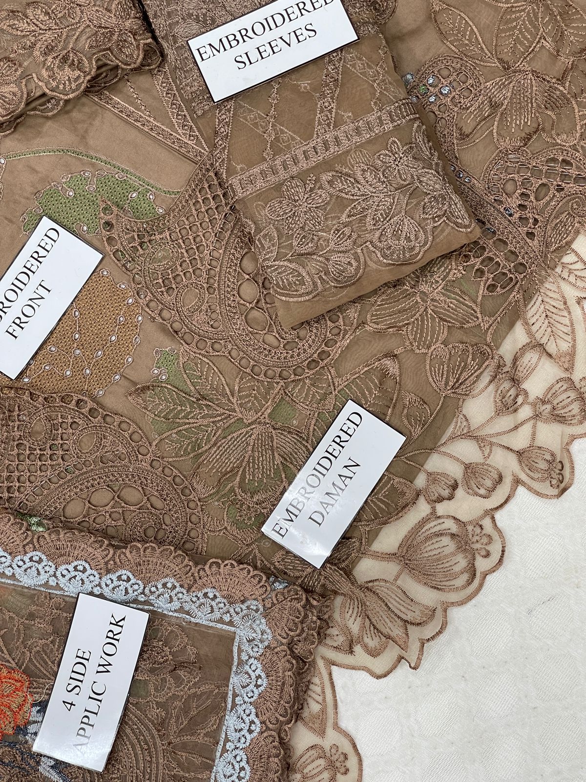 MARIA B LUXURY CHIKENKARI LAWN COLLECTION